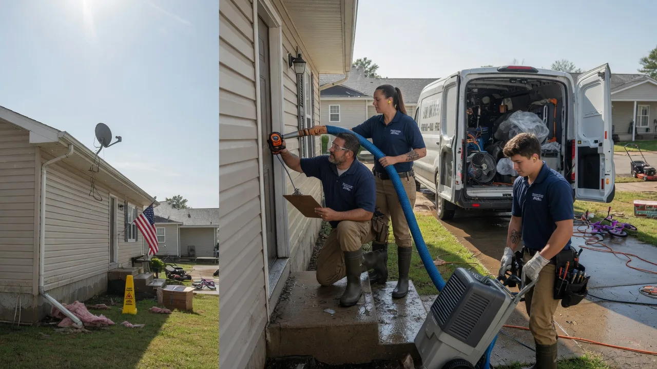 Ceiling Water Damage Restoration in Grant Park, IL near me